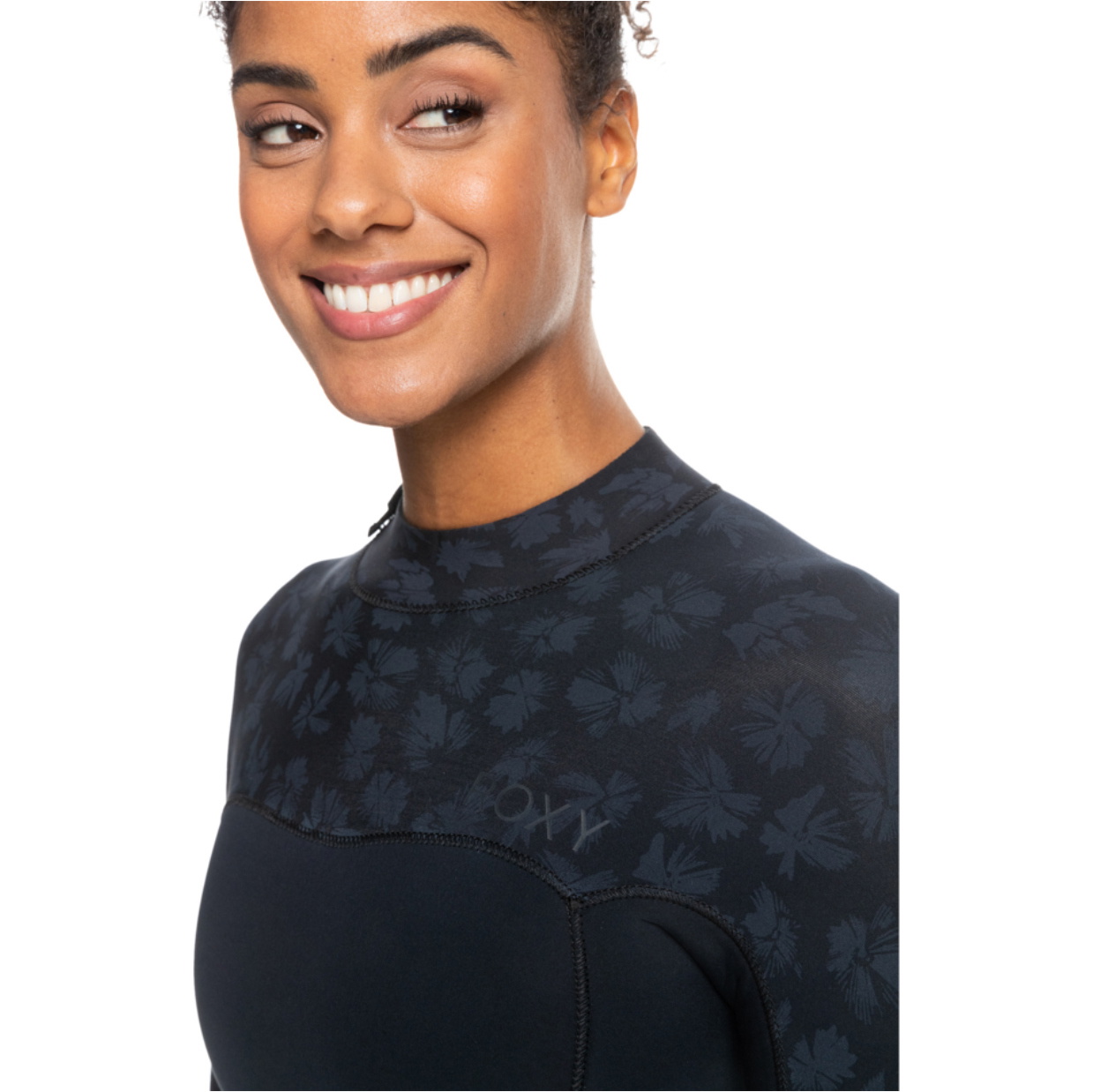 2026 Roxy Da Donna Swell Series 3/2mm Back Zip Muta ERJW103121 - Black